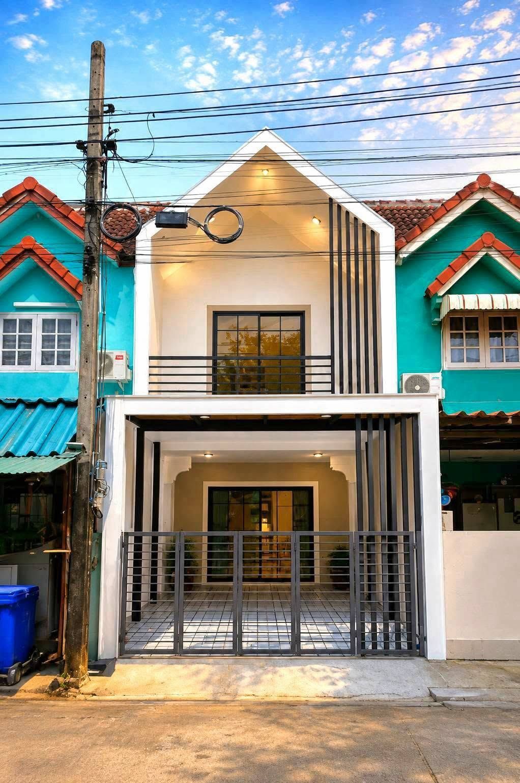 🏠 ทาวน์เฮ้าส์รีโนเวทใหม่ "มบ.พร้อมจิต" ซอยกันตนา บางใหญ่ | ราคา 1.79 ล้านบาท