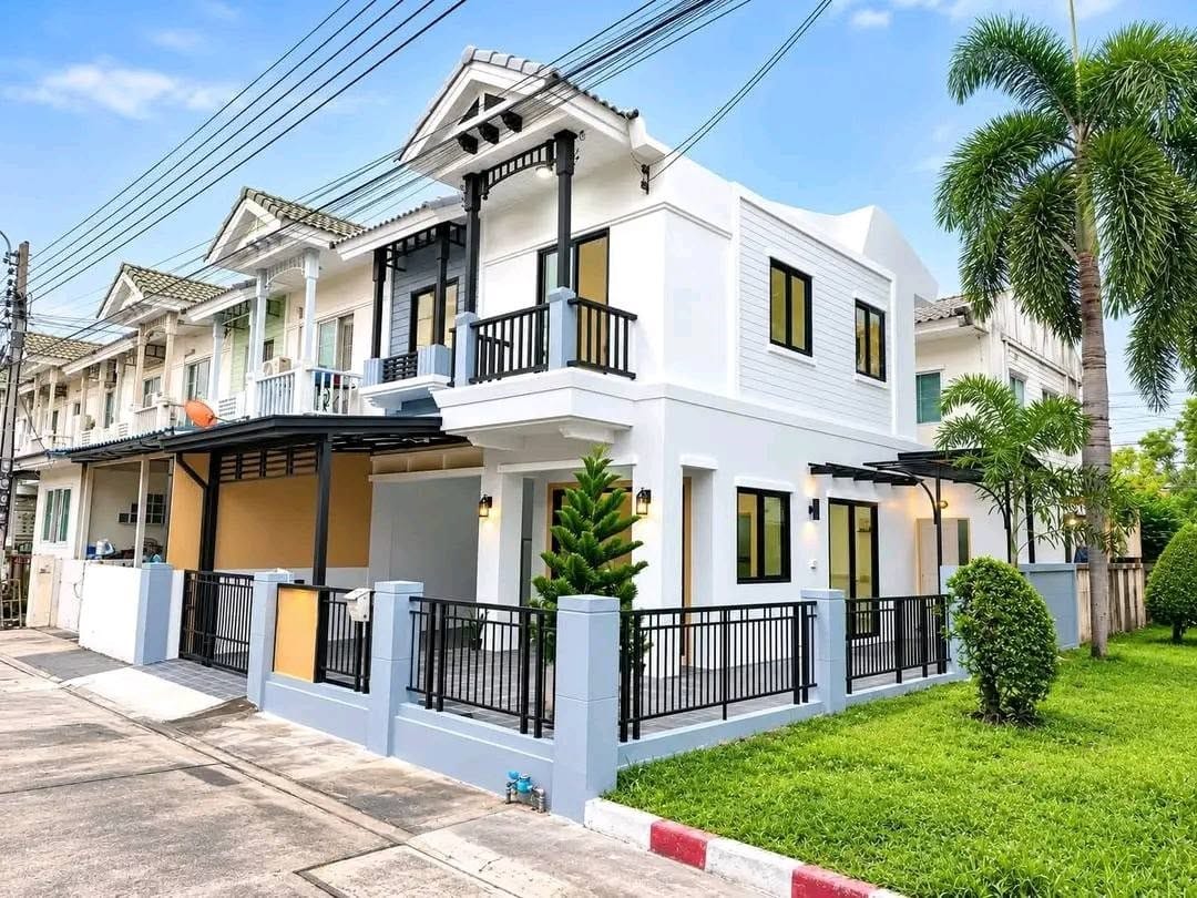 🏡 บ้านหลังมุม ติดสวน "หมู่บ้านเดอะวิลล่า รัตนาธิเบศร์" (ท่าอิฐ) ใกล้ MRT สายสีม่วง | ราคา 2.99 ล้านบาท 2