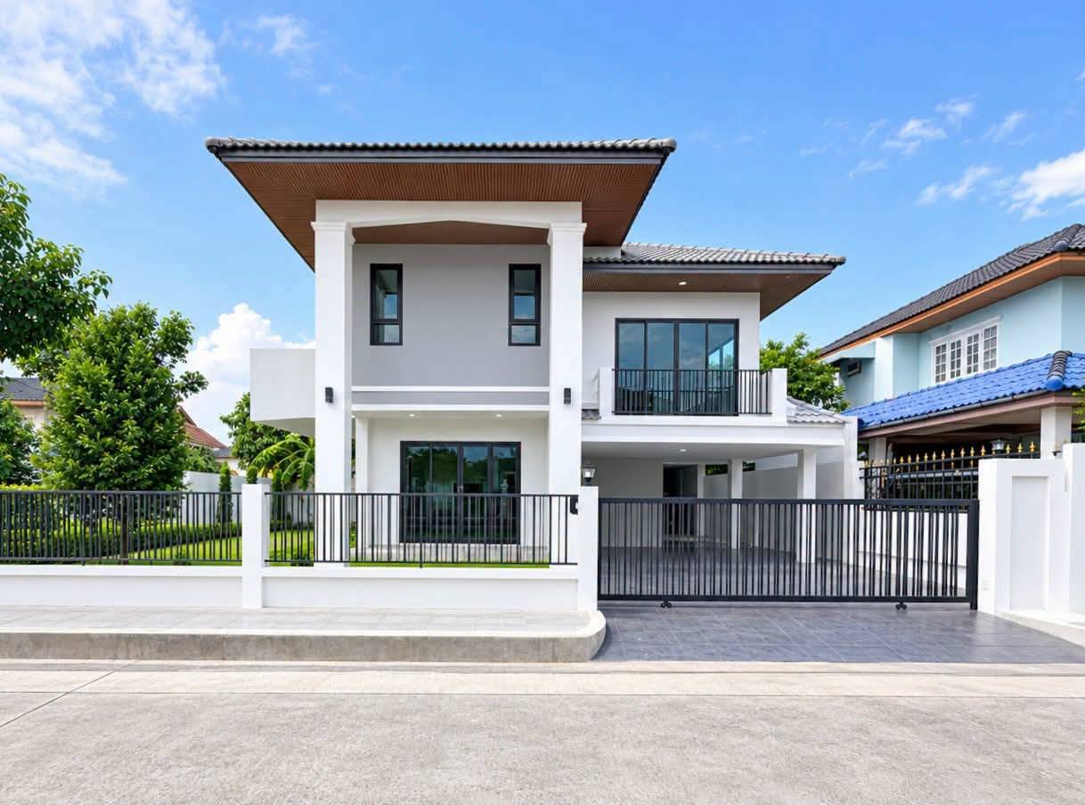 🏡 บ้านเดี่ยวหลังมุม รีโนเวทใหม่ "มณีรินทร์ รัตนาธิเบศร์" พื้นที่เยอะ หน้าบ้านทิศใต้ | ราคา 6.59 ล้านบาท